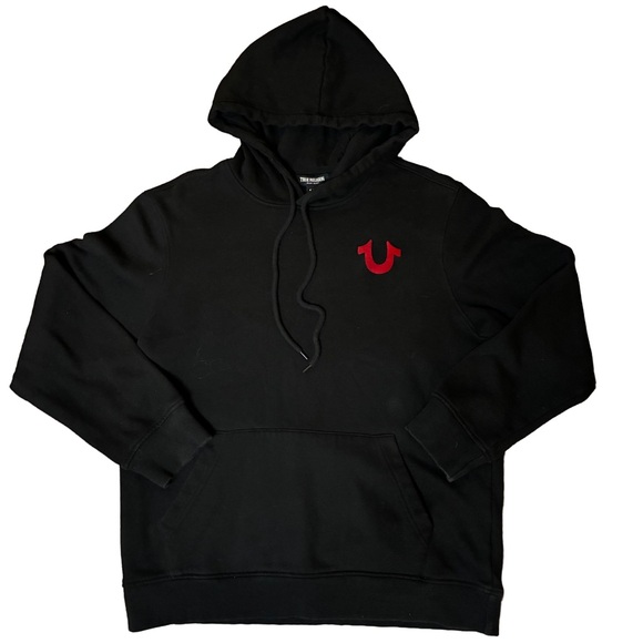 True Religion Other - True Religion World Tour Buddha Hoodie Black Red | Men’s M